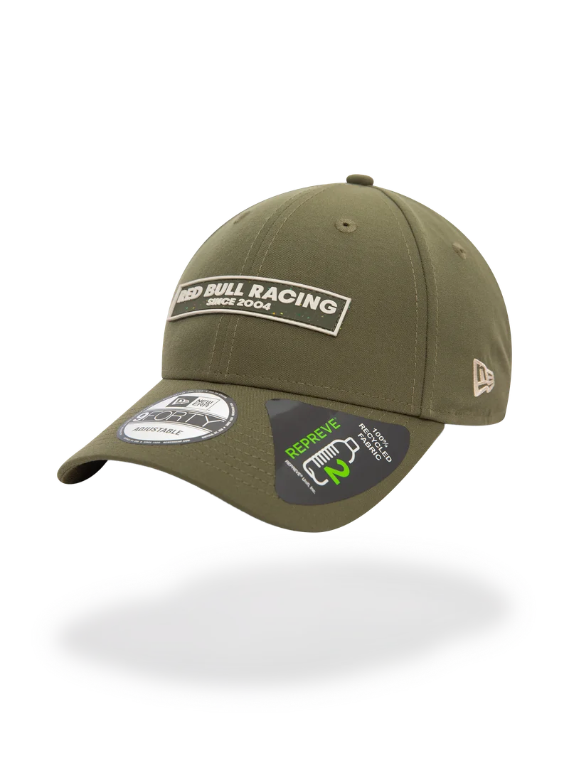 Oracle Red Bull Racing New Era 9FORTY Repreve® New Olive Hat