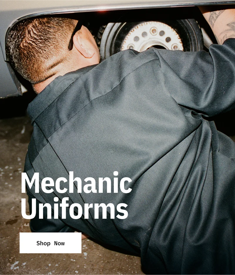 Mechanic Uniforms. Shop Now.