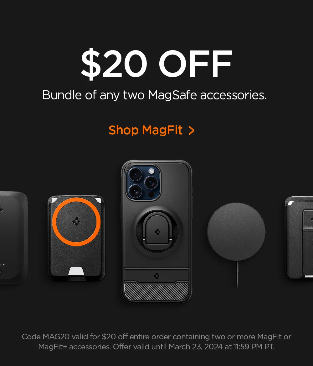 Get $20 off when you bundle any two MagSafe accessories. Shop MagFit now.