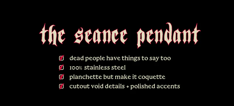 The Seance Pendant