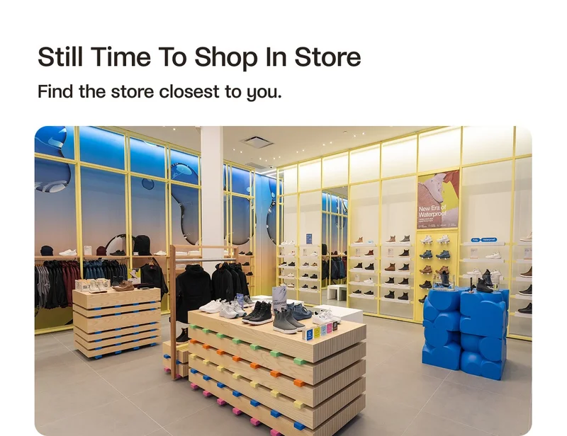Still Time To Shop In Store. Find The store closestto you.