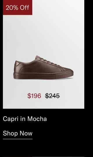 Capri in Mocha. Shop Now