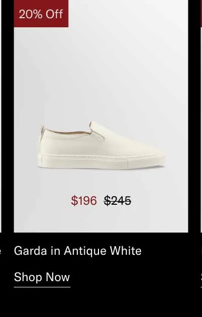 Garda in Antique White. Shop Now
