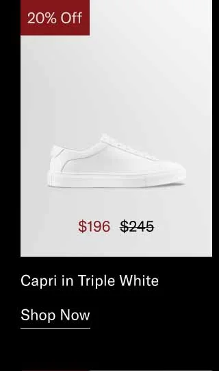 Capri in Triple White. Shop Now