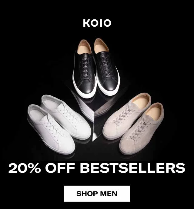 KOIO 20% Off Bestsellers Shop Men Shop Women