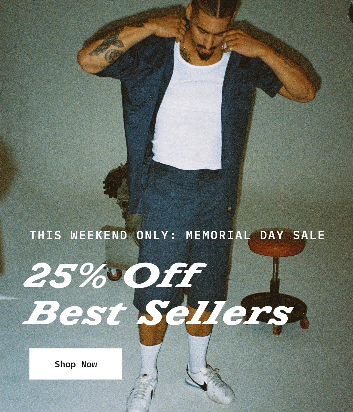 THIS WEEKEND ONLY: MEMORIAL DAY SALE 25% Off Best Sellers. Shop Now.