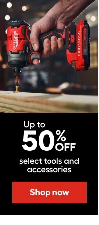 Upto 50% OFF selcet tools and accessories