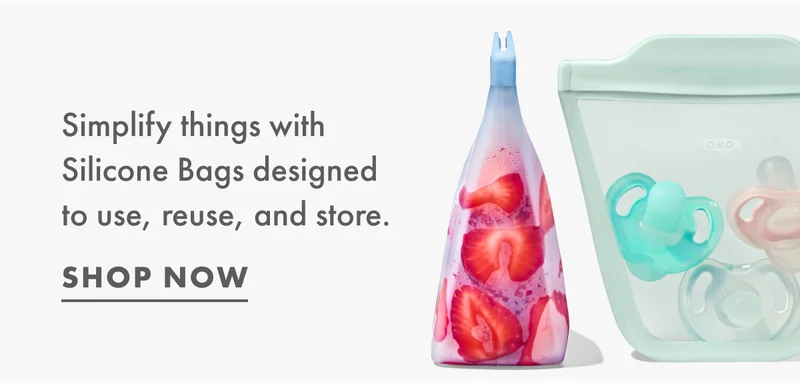 Simplify things with Silicone Bags design to use, reused, and store. Shop now.