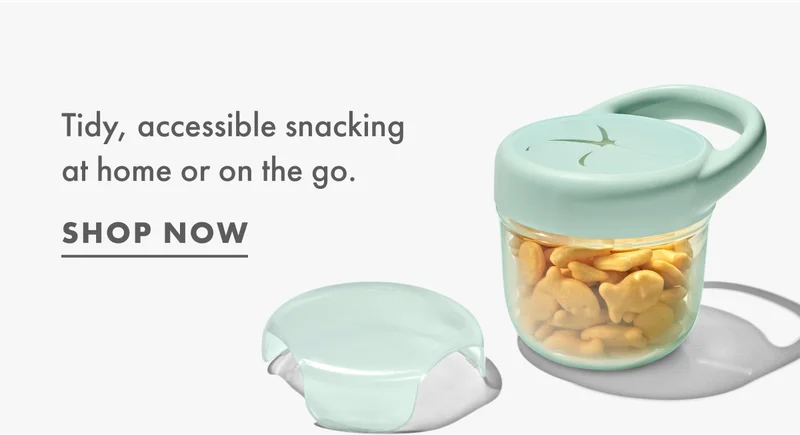 Tidy, accessible snacking at home or on the go.