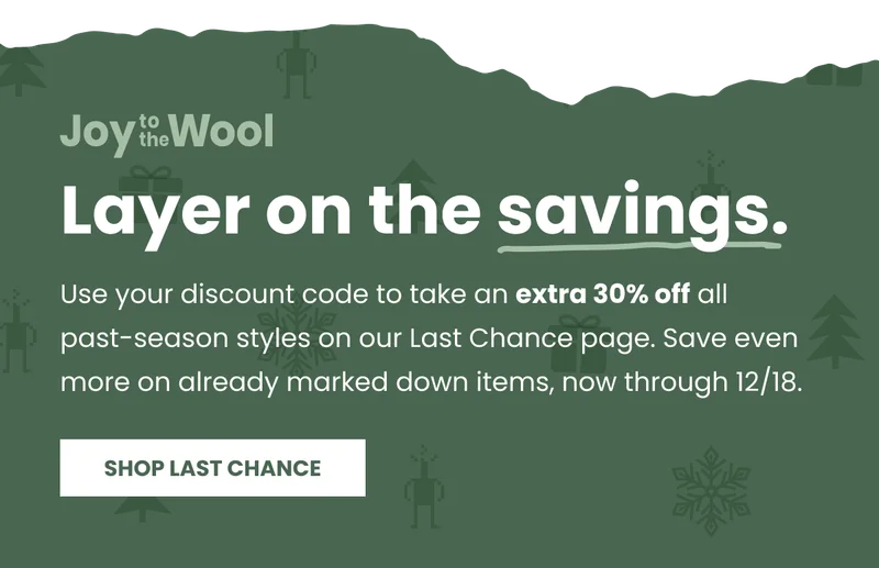 Use your discount code to take an extra 30% off all past-season styles.