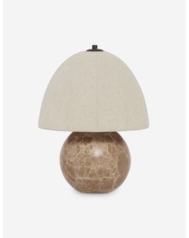 Izu Table Lamp by DISC Interiors-Brown Marble