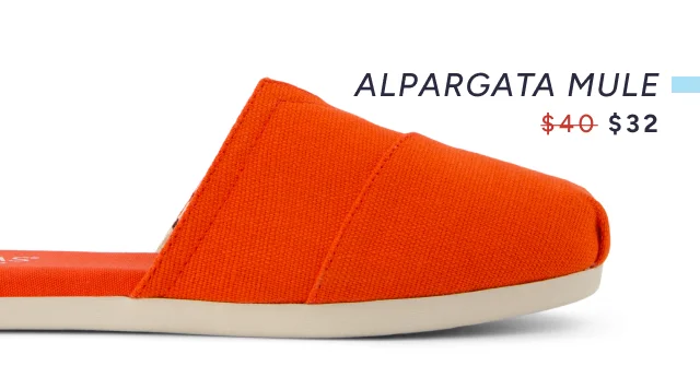 Alpargata Mule