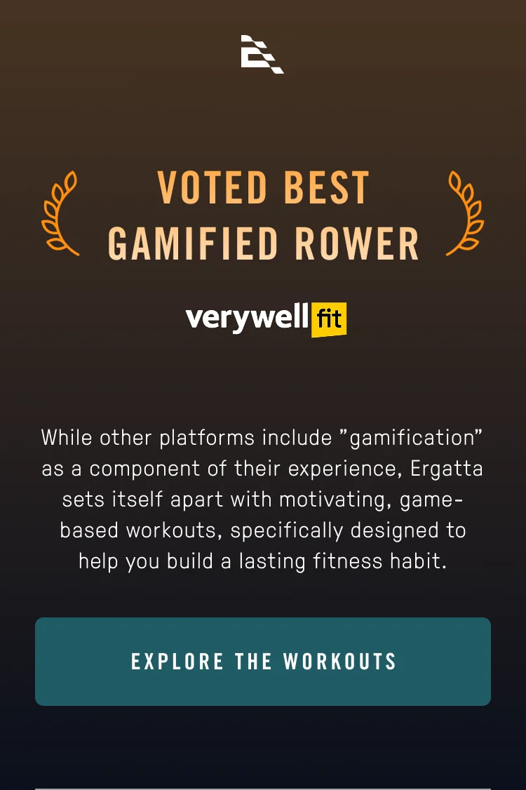 Voted Best Gamified Rower