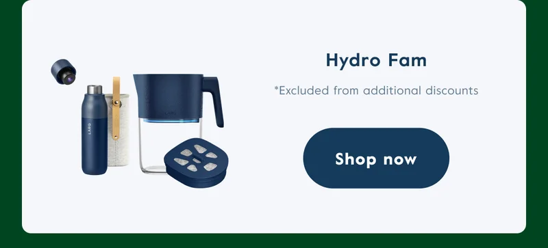 Hydro Fam (Set with LARQ Pitcher, LARQ Bottle PureVis™, Travel Sleeve, and Filter)