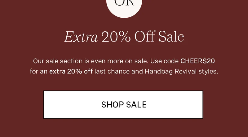 Extra 20% Off Sale