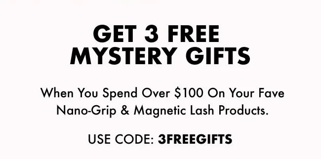 Use code: 3FREEGIFTS
