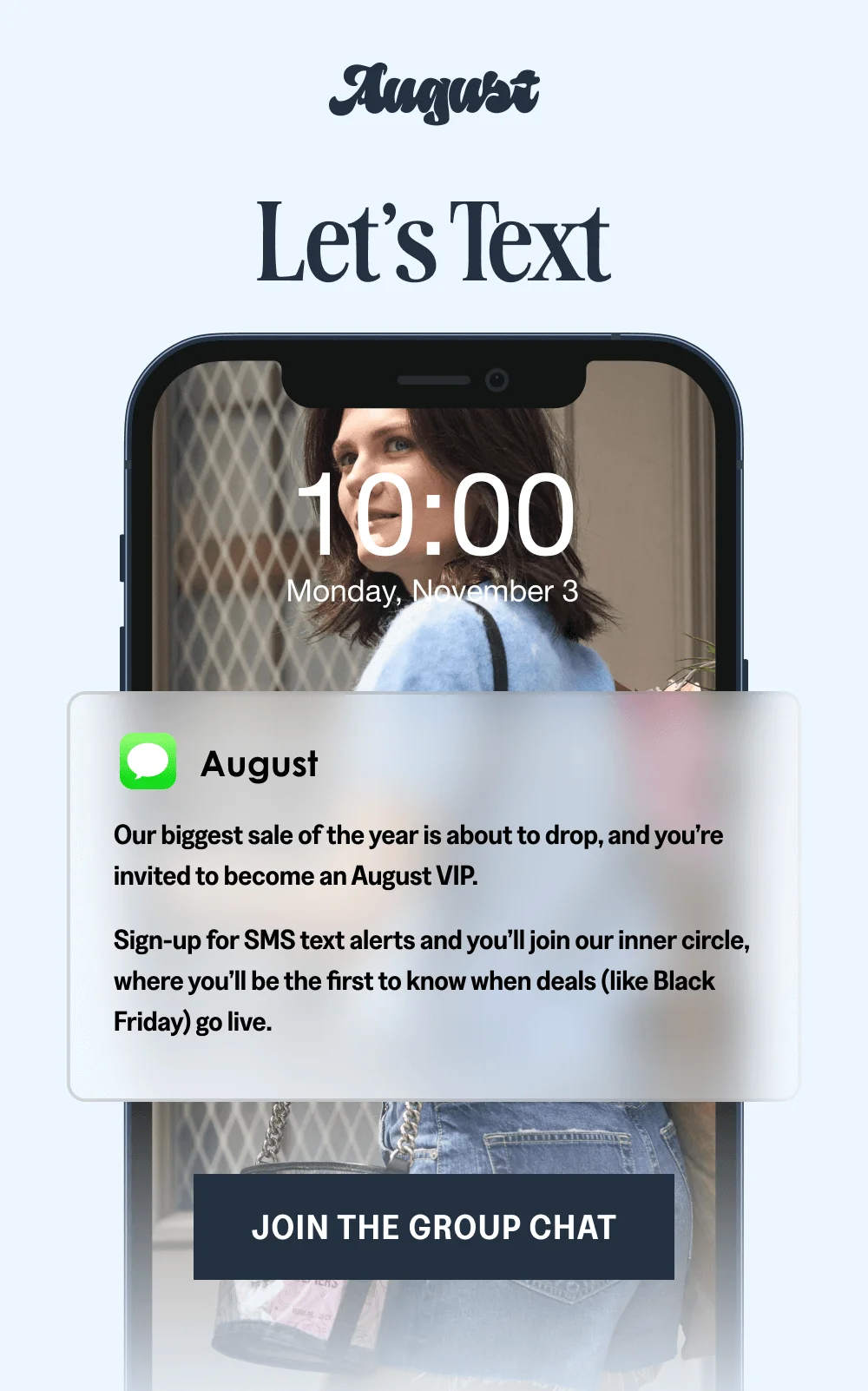 Let's Text [JOIN THE GROUP CHAT]