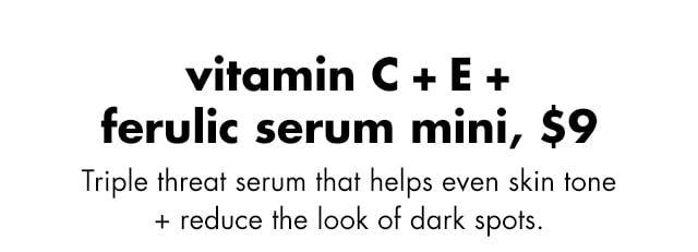 vitamin C + E + ferulic serum mini