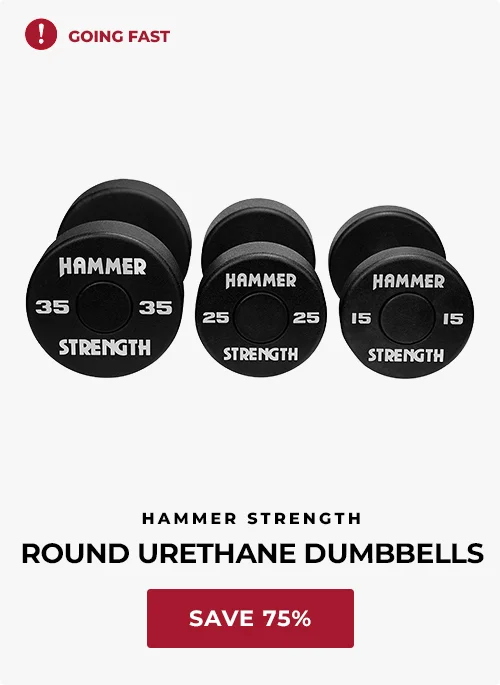 Round Urethane Dumbbells | Save 75%