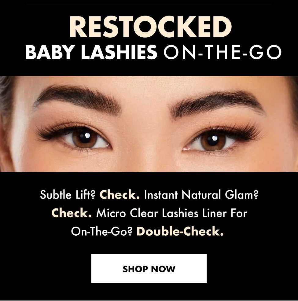RESTOCKED  BABY LASHIES  ON-THE-GO