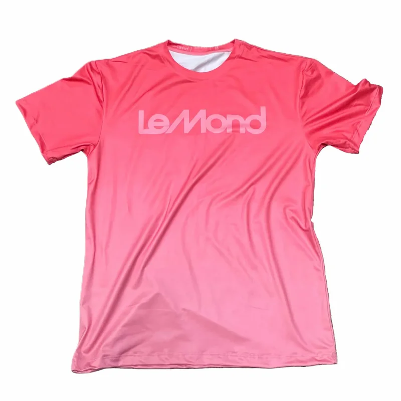 LeMond Performance Tee Pink Full Length