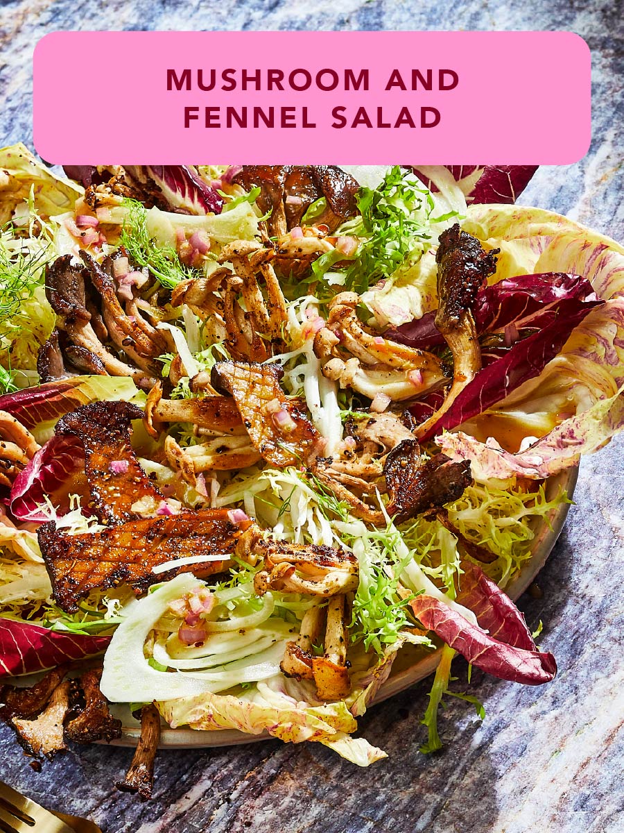 Mushroom and Fennel Salad