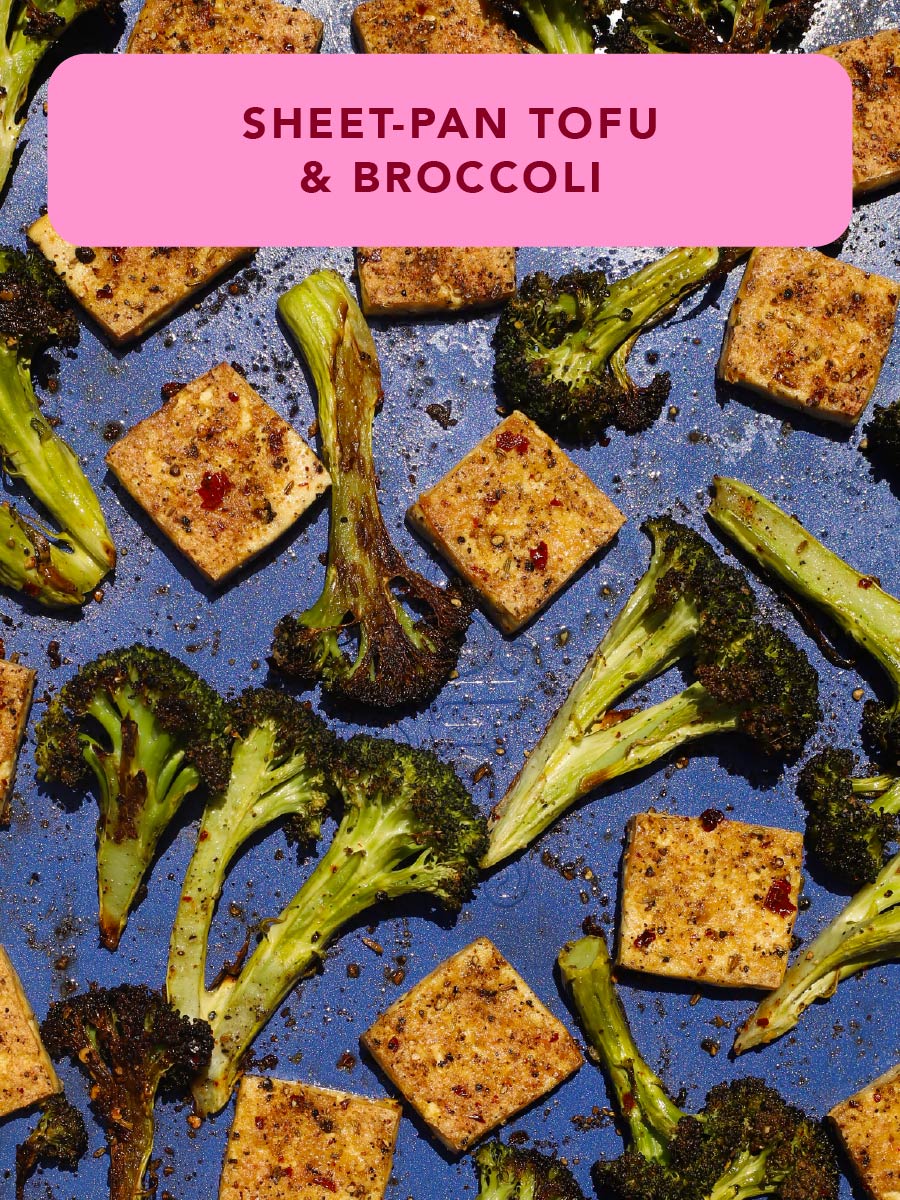 Sheet-pan Tofu Broccoli