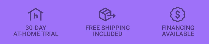 30-day at-home trial. Free shipping included. Financing available.