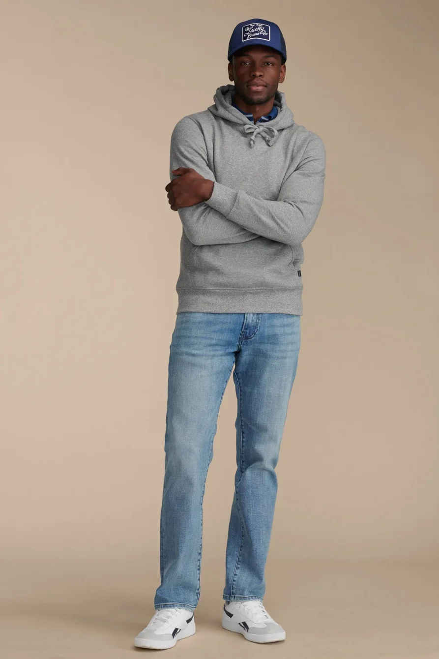 Image of Lucky Brand 223 Straight Premium Coolmax Stretch Jean - Men's Pants Denim Straight Leg Jeans in Polaris