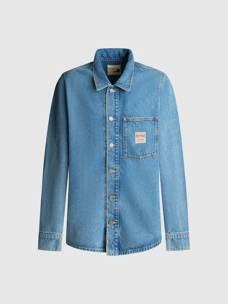 Red Bull Racing Denim Shirt by PEPE JEANS