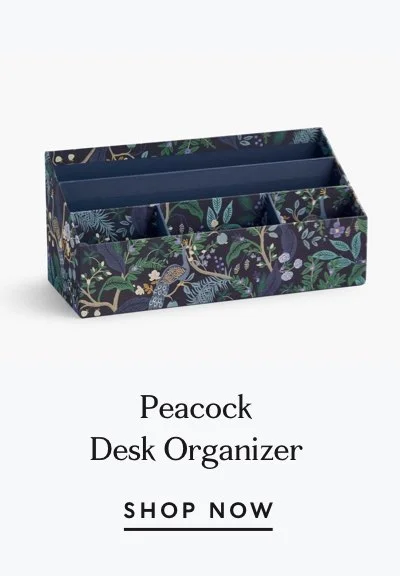 Shop Peacock Desk Organizer