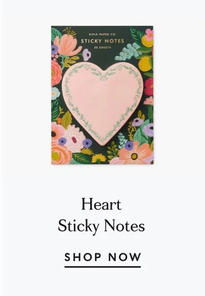 Shop Heart Sticky Notes