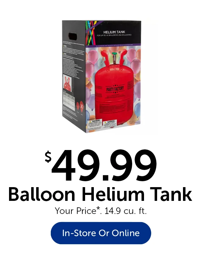 $49.99 Balloon Helium Tank - 14.9 cu. ft.
