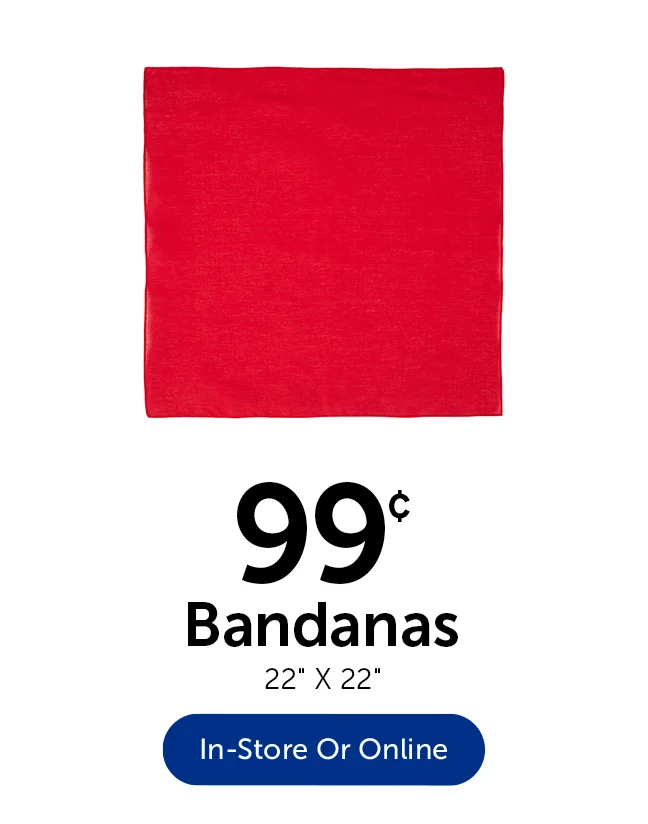 99¢ Bandanas