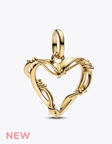 Wire Heart Dangle Charm