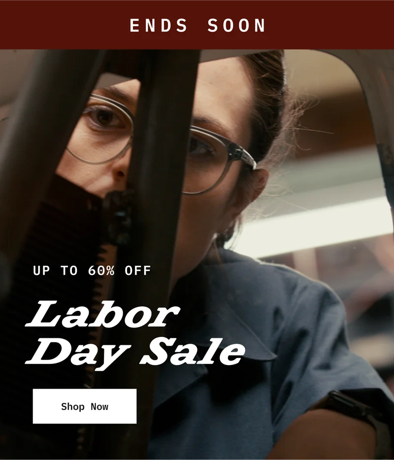 Ends Soon. Up To 60% Off. Labor Day Sale. Shop Now.