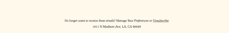 Manage Preferences