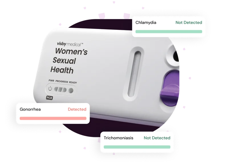 Visby Rapid PCR At-Home Female STD Test