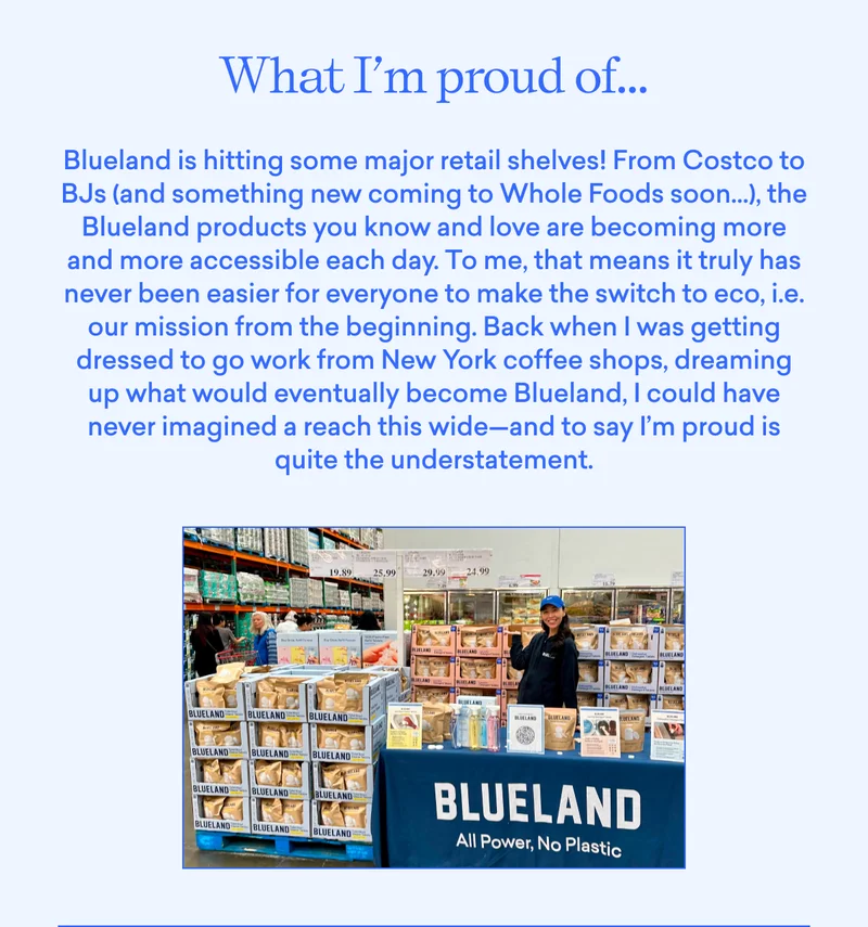 What I'm proud of