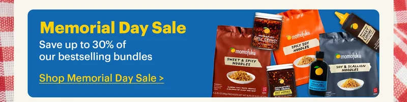 Header: MEMORIAL DAY SALE Save up to 30% off our bestselling bundles Shop Memorial Day Sale >