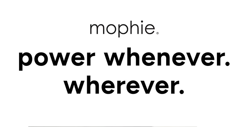 mophie. power whenever. wherever.