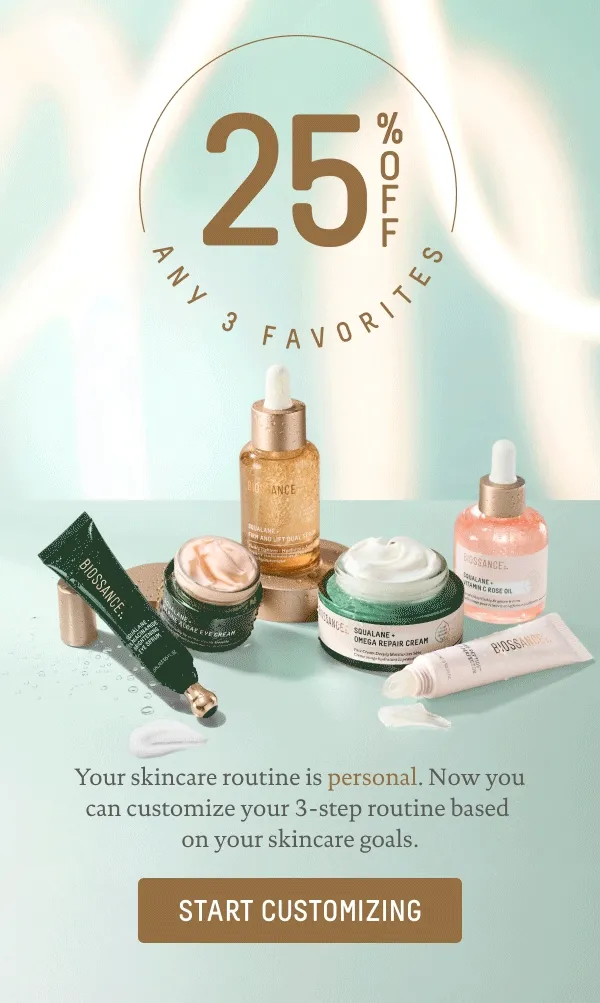 25% Off Any 3 Favorites
