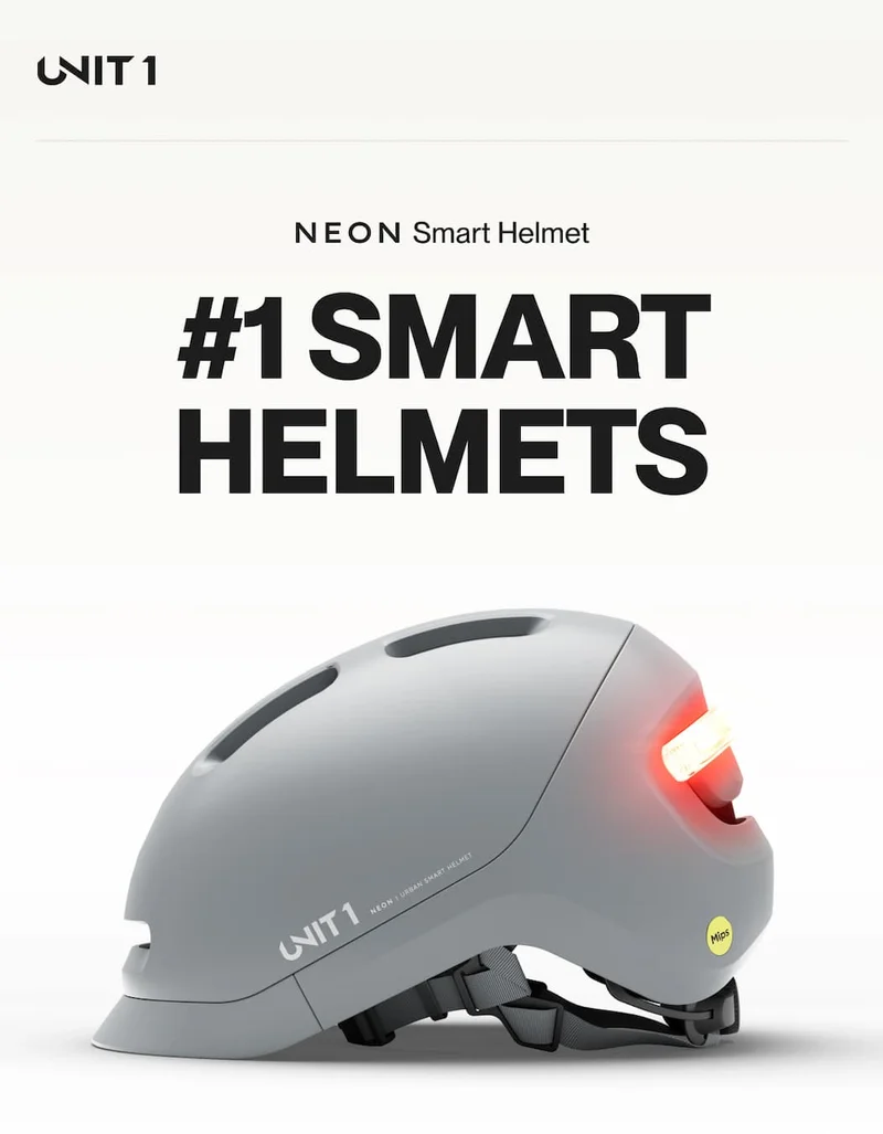 UNIT 1 NEON Smart Helmet — ranked #1 in Smart Helmets by Virginia Tech.