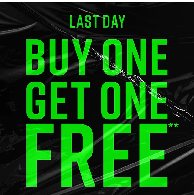 Last Day Buy One, Get One Free Select Styles. Not Combinable with Other Offers. Shop Now