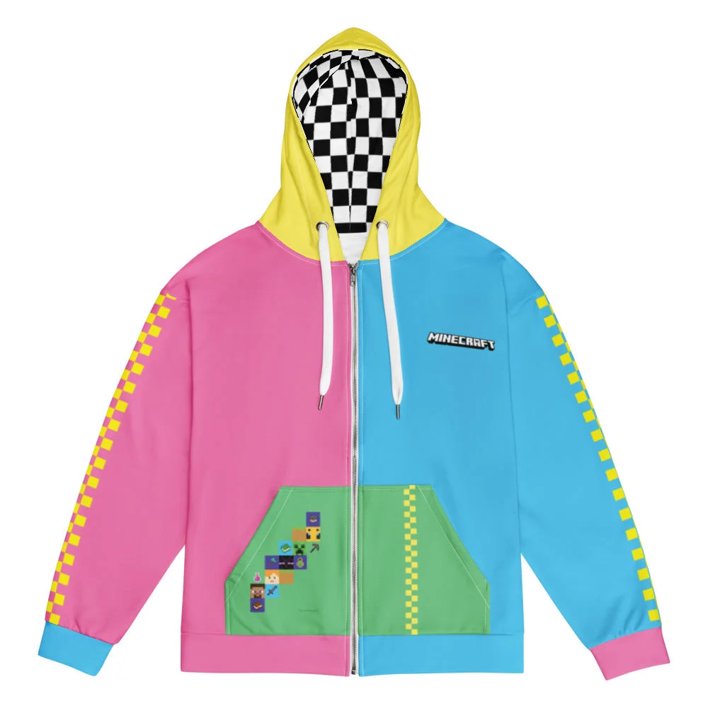 Image of Colorblock Adult Zip Hoodie