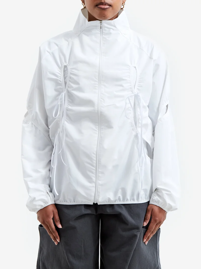 Image of NACHE Cut-Out Wind Breaker - White