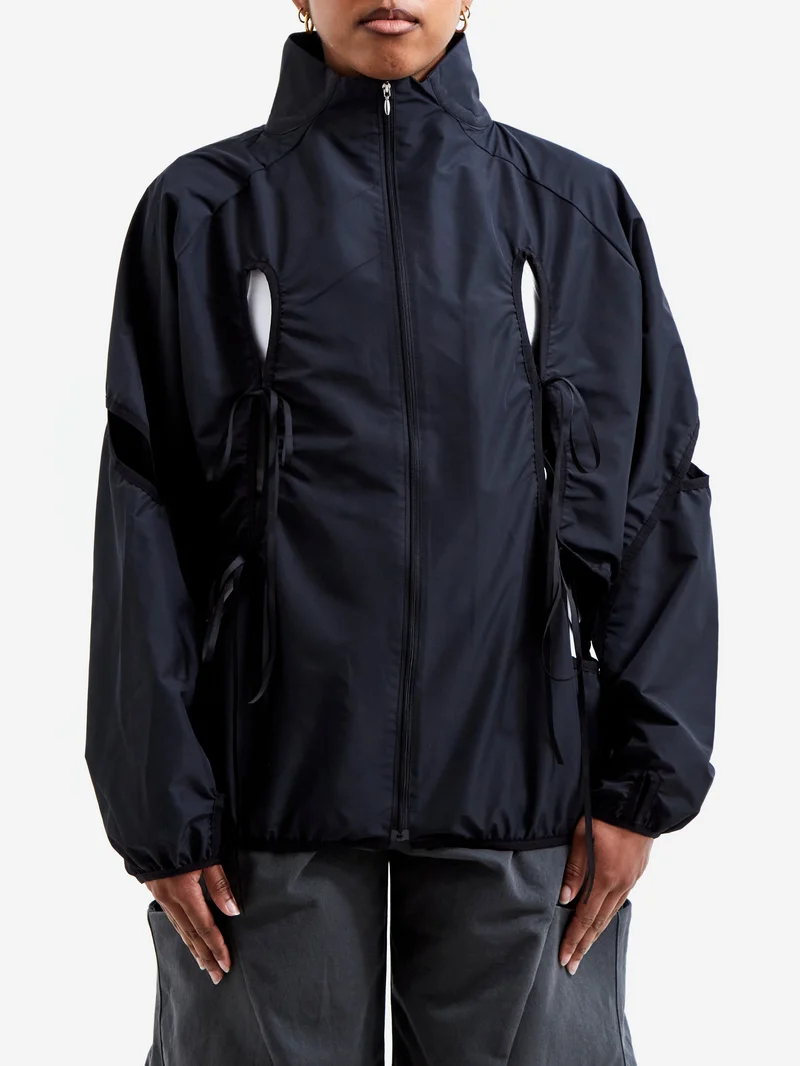Image of NACHE Cut-Out Wind Breaker - Black