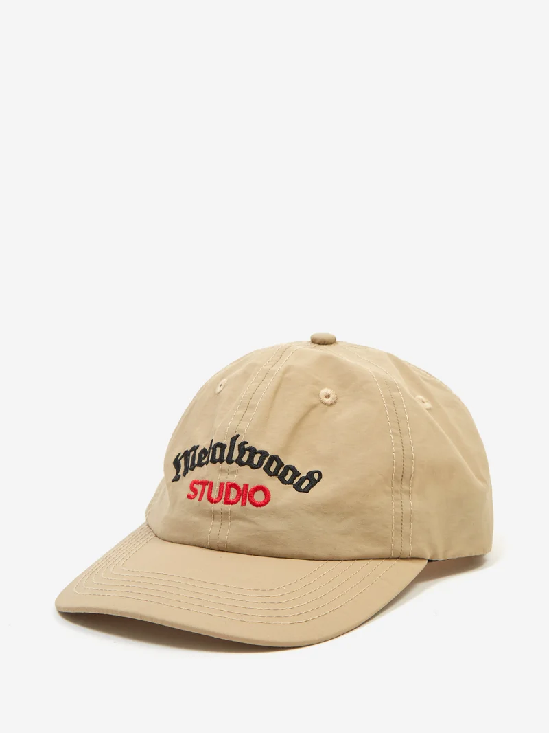 Image of Metalwood Medieval 6-Panel Strapback Hat - Tan