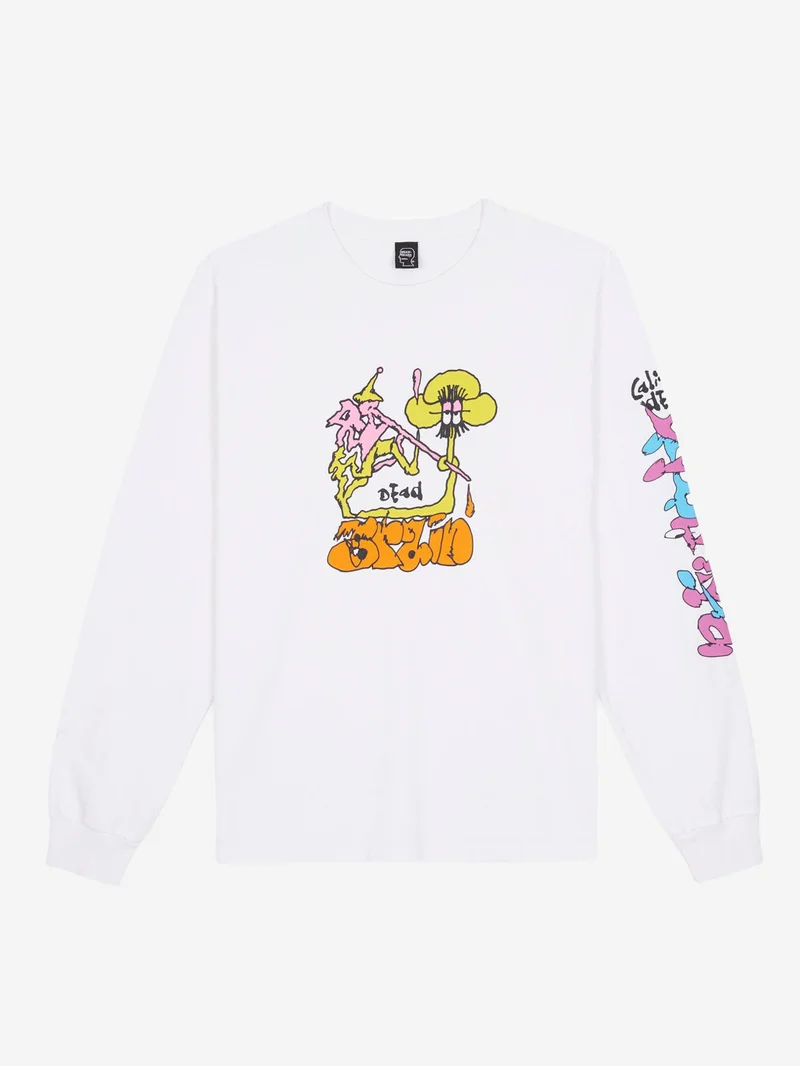 Image of Brain Dead Packing Up Long Sleeve - White