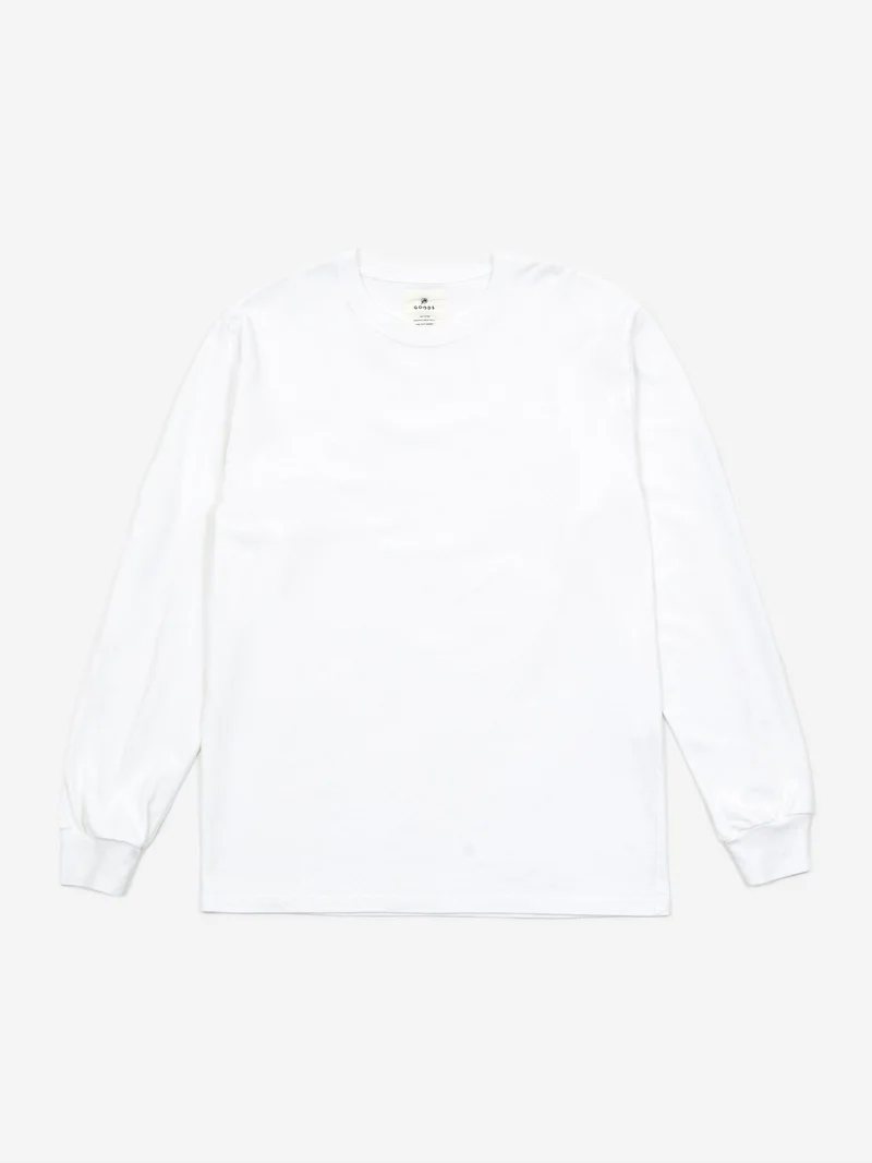 Image of Goods by Goodhood Heavyweight Long Sleeve T-Shirt - White